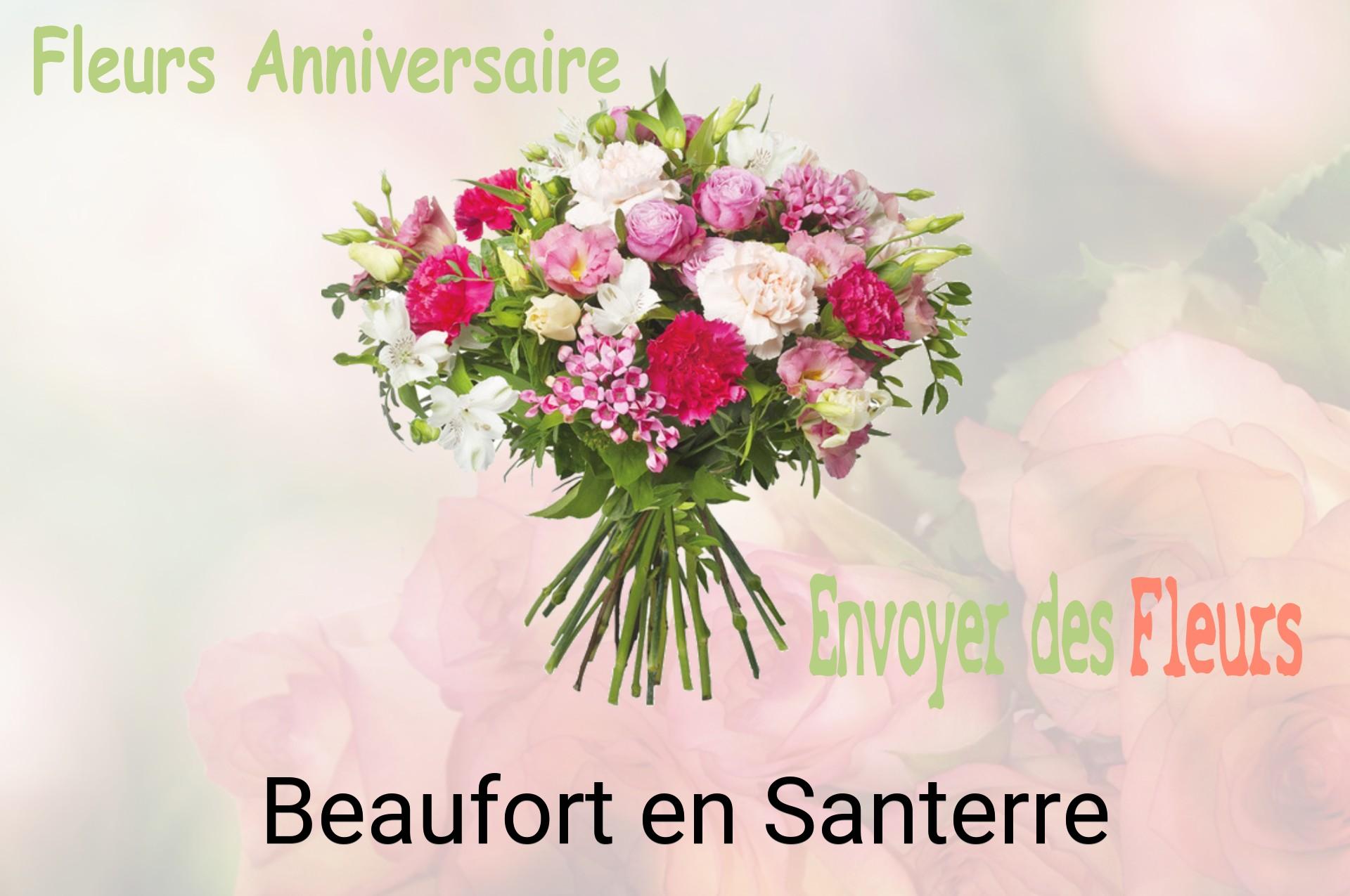 Bouquet de fleurs d’anniversaire livré à Beaufort-en-Santerre